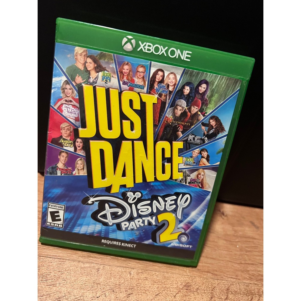 Ubisoft‎ Just Dance Disney Party 2 Xbox One Green Music Dance Game Excellent